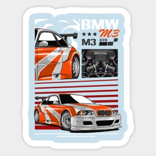 BMW E46 Sticker